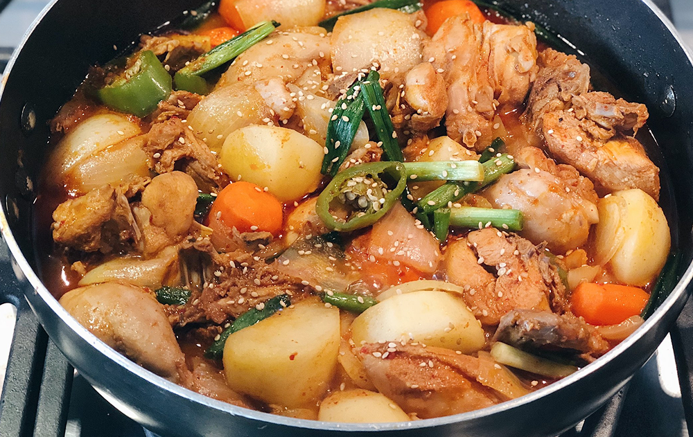 spicy chicken stew mealkit 3